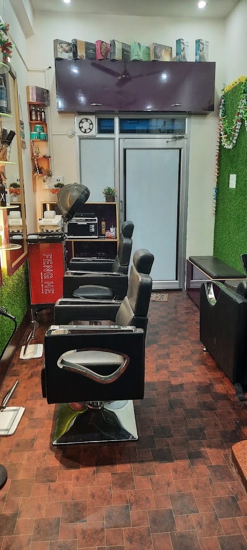 At the salon