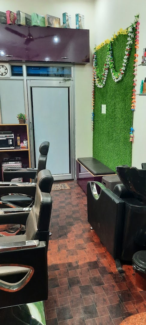At the salon